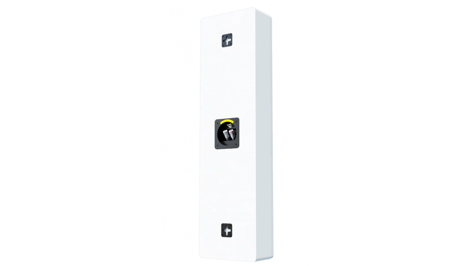 Elac Muro 4" x 2 On-Wall Sealed Cabinet Speaker - White, Each