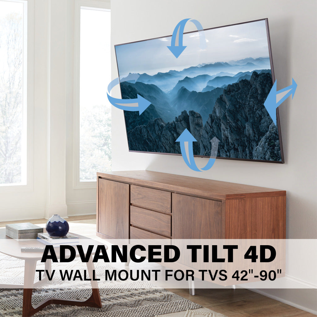 Sanus VDLT17-B1 Large Advanced Tilt 4D TV Wall Mount for 42
