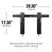 Sanus VLT16-B1 Ultra Slim Low Profile TV Mount for 40-85