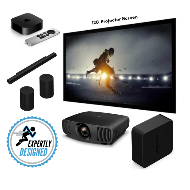 Performance Wireless 5.1 Bundle (Laser Projector – ~2,500,000:1 Contrast / 2,700 lm)