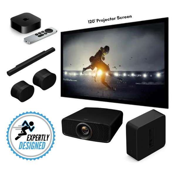 Elite Wireless 7.1.2 Bundle (Laser Projector – 40,000:1 Contrast / 2,000 lm)