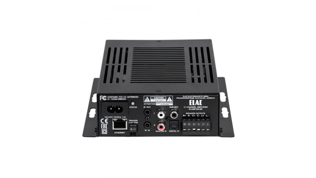 Elac IS-AMP340-BK Integrated 3 x 40W Amplifier with Dolby Digital - Black, Each
