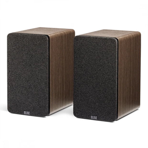 Elac 4.5" Debut ConneX Powered Monitor Speakers - Walnut, Pair