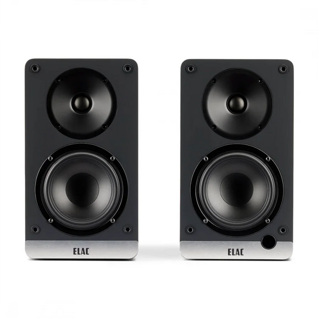 Elac 4.5" Debut ConneX Powered Monitor Speakers - Black, Pair