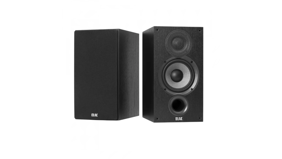 Elac 5.25" Debut 2.0 B5.2 Bookshelf Speakers - Black, Pair