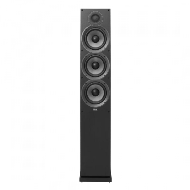 Elac 6.5"  Debut 2.0 F5.2 Floorstanding Speaker - Black, Each