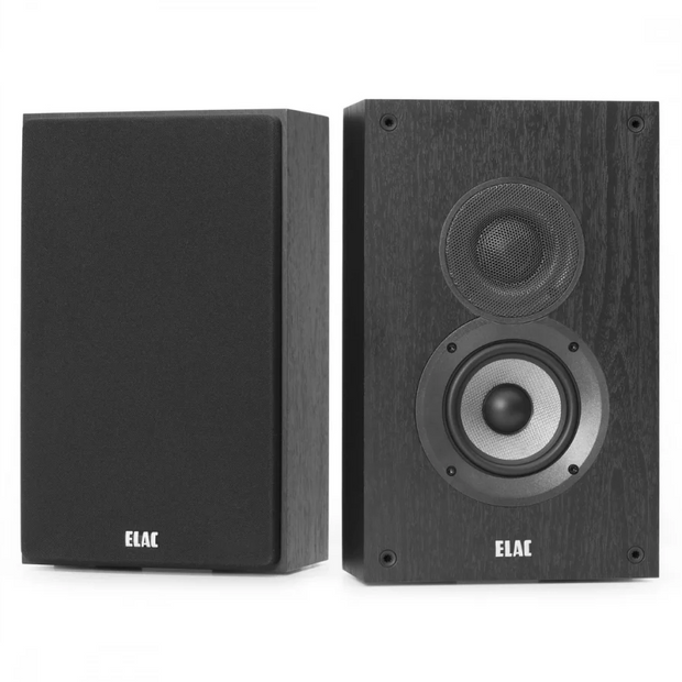 Elac 4" On-Wall Speakers - Black, Pair