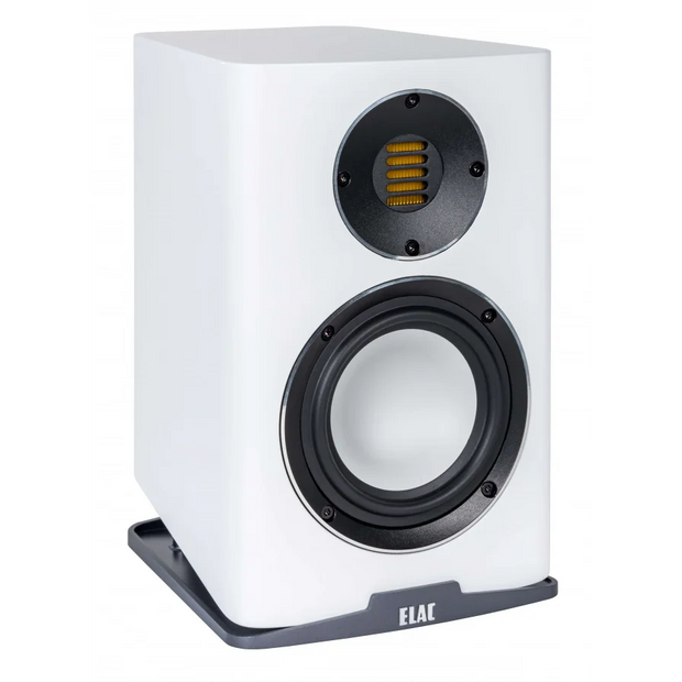 Elac 5.25" Carina Bookshelf Speakers - Satin White, Pair