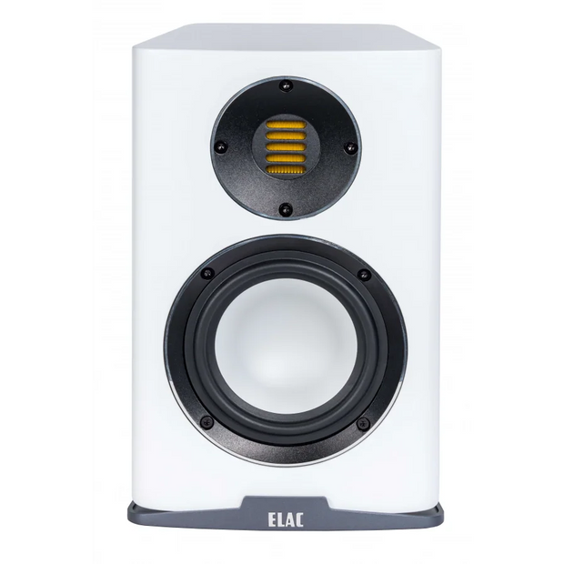 Elac 5.25" Carina Bookshelf Speakers - Satin White, Pair