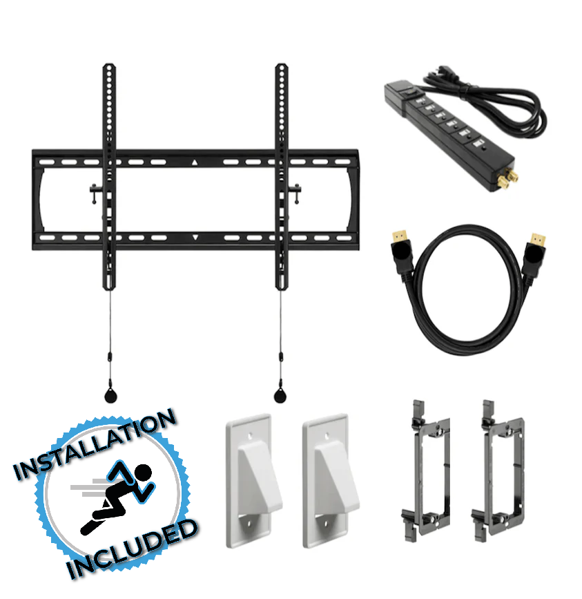 Fireplace TV Mounting Bundle