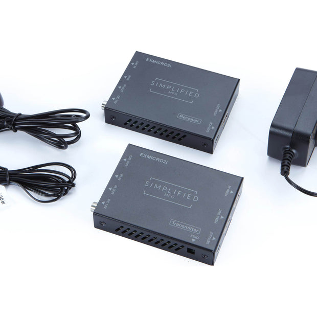 Simplified EXMICRO2i  18Gbps 4K HDMI Extender With 2-Way 12v IR