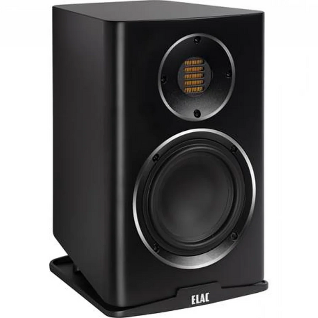 Elac 5.25" Carina Bookshelf Speakers - Satin Black, Pair