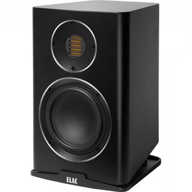 Elac 5.25" Carina Bookshelf Speakers - Satin Black, Pair