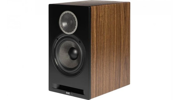 Elac 6.5" Debut Reference Bookshelf Speaker - Walnut/Black, Pair