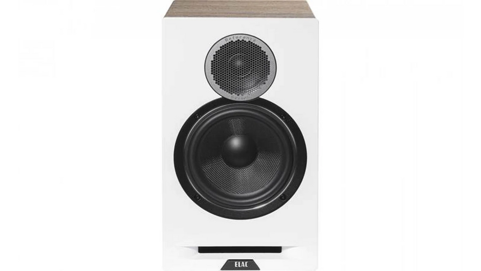 Elac 6.5"Debut Reference Bookshelf Speaker - Oak/White, Pair