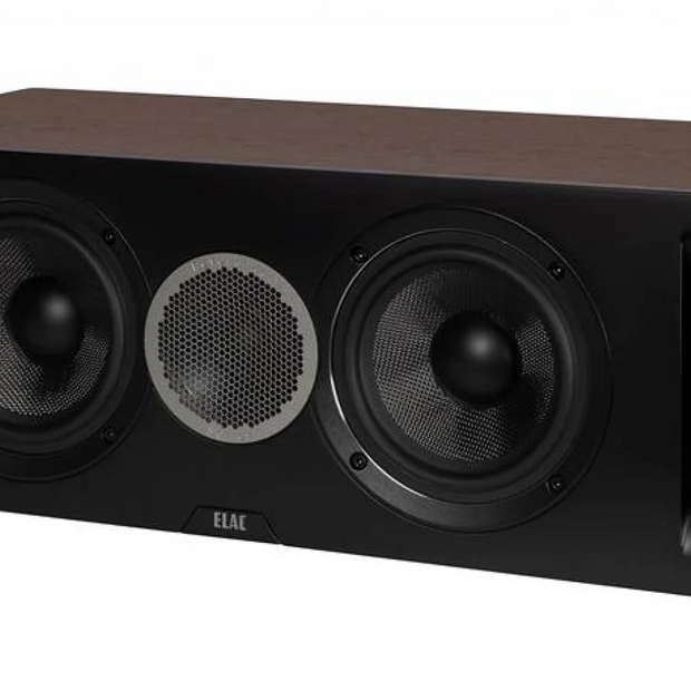 Elac 5.25" Debut Reference DCR52 Center Speaker - Walnut/Black, Each
