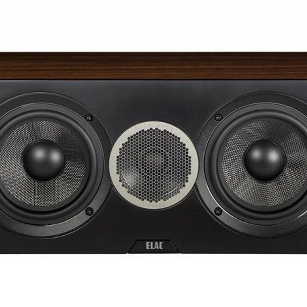 Elac 5.25" Debut Reference DCR52 Center Speaker - Walnut/Black, Each
