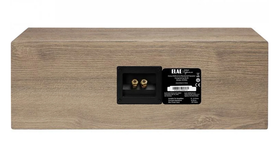 Elac 5.25" Debut Reference DCR52 Center Speaker - Oak/White, Each