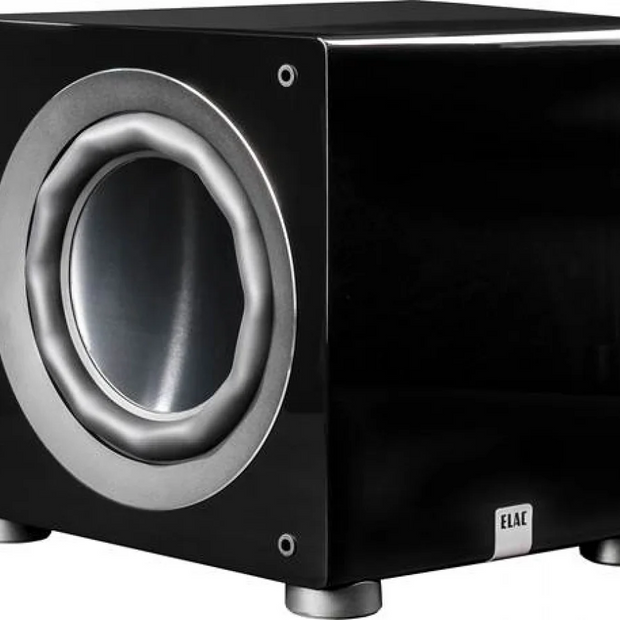 Elac 10" Varro DS1000-GB Dual Reference Powered Subwoofer - Gloss Black, Each