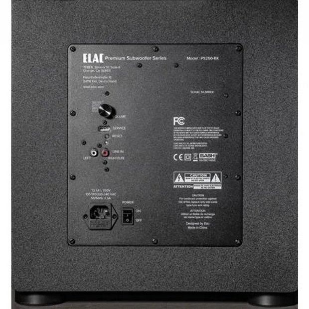 Elac 10" Varro Premium Powered Subwoofer - Black, Each