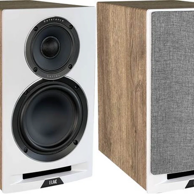 Elac 6.5" UniFi Reference Bookshelf Speaker - Oak/White, Pair
