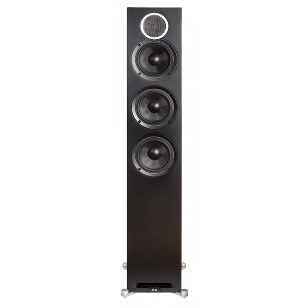 Elac 5.25" Debut Reference DFR52 Floorstanding Speaker - Walnut/Black, Each