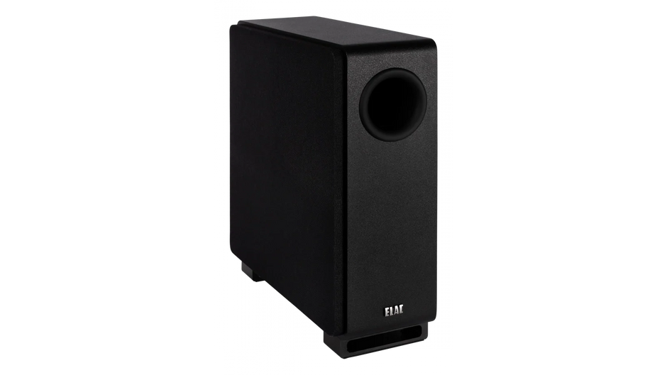 Elac Muro 8" 125W Thin Powered Subwoofer - Black, Each