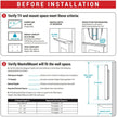 MantelMount MM340 Standard Pull Down TV Mount