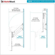 MantelMount MM340 Standard Pull Down TV Mount