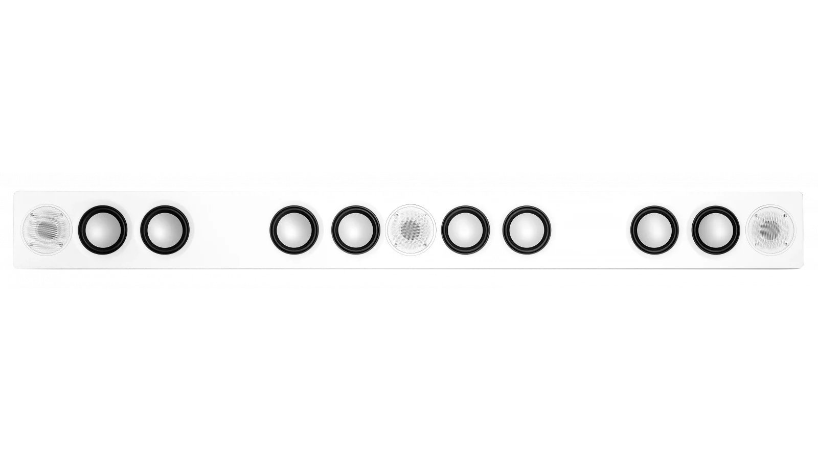 Elac Muro Large 3-Channel Passive Soundbar - White, Each