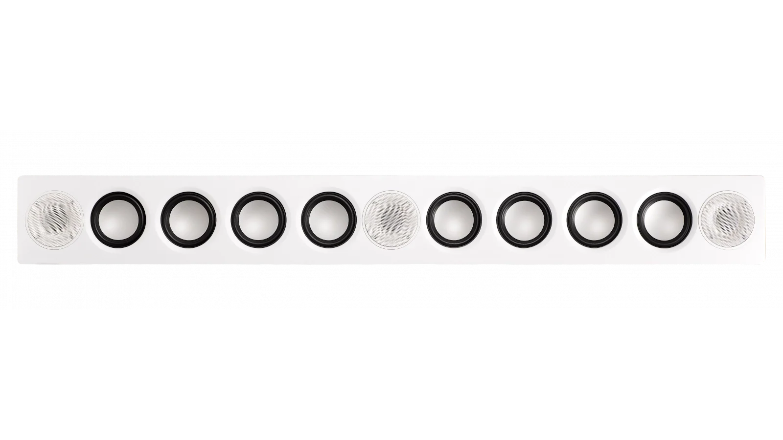 Elac Muro Small 3-Channel Passive Soundbar - White, Each