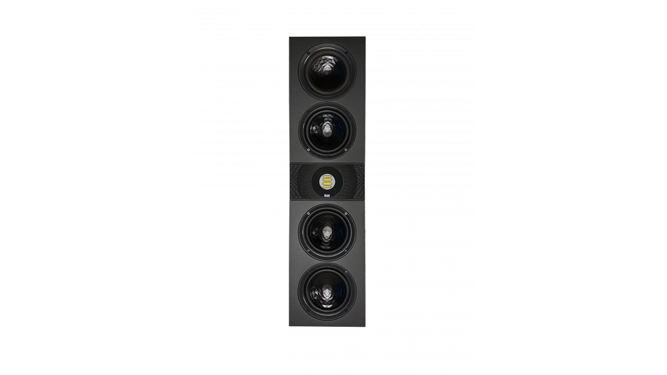 Elac Vertex III JET 6.5" x 2 On-Wall Sealed Cabinet Speaker - Black, Each