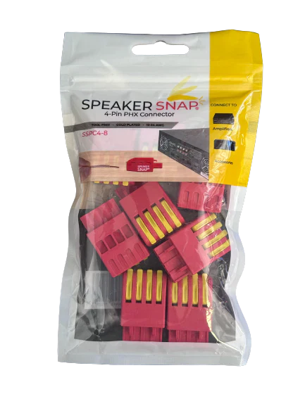 Speaker Snap SSPC4-8 PHX Connector 4-Pin / 8 Pieces