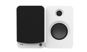 Kanto RENMW 200W Powered Bookshelf Speakers with HDMI ARC, USB-C, and Bluetooth 5.3 - Matte White, Pair