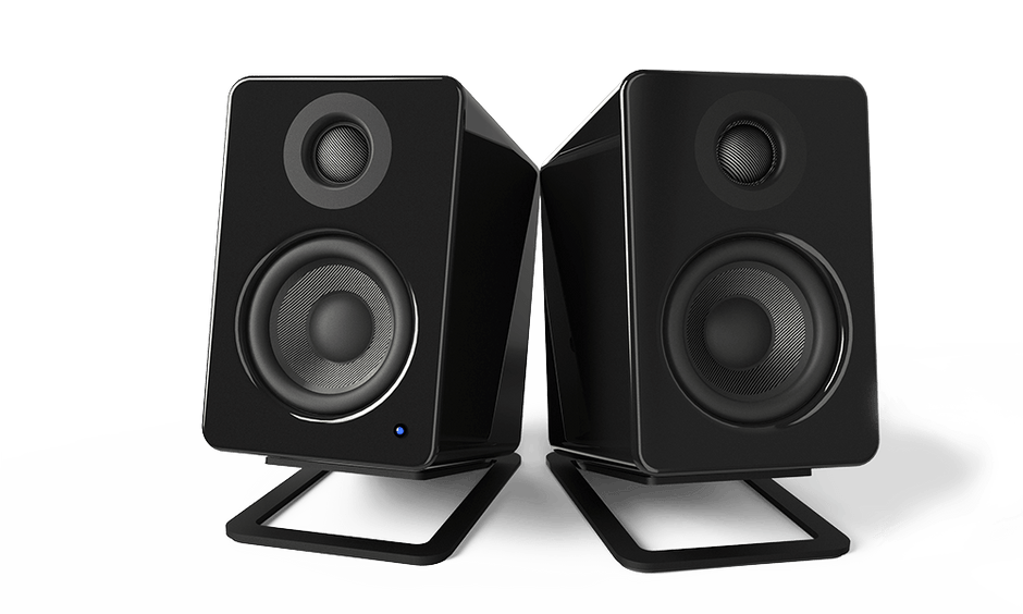 Kanto S2 Desktop Speaker Stands for Small Speakers - Black