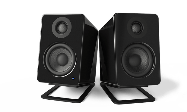Kanto S2 Desktop Speaker Stands for Small Speakers - Black