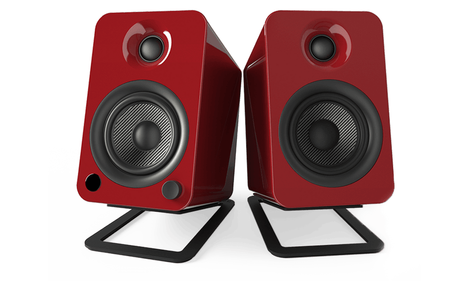 Kanto S4 Desktop Speaker Stands for Midsize Speakers - Black