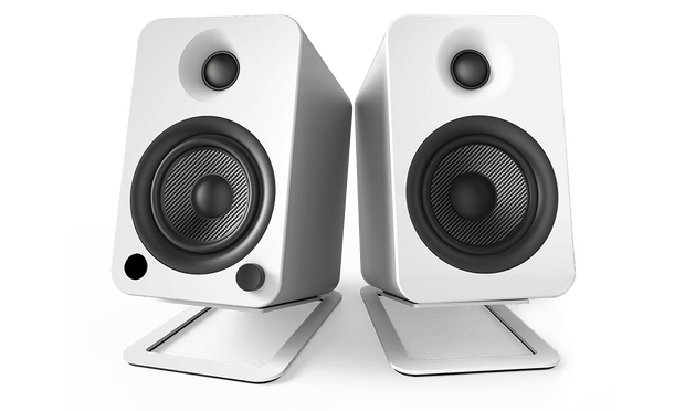 Kanto S4W Desktop Speaker Stands for Midsize Speakers - White