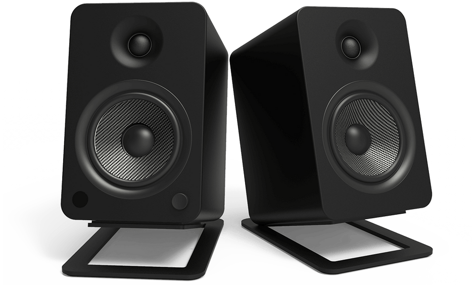 Kanto S6 Desktop Speaker Stands for Large Speakers - Black