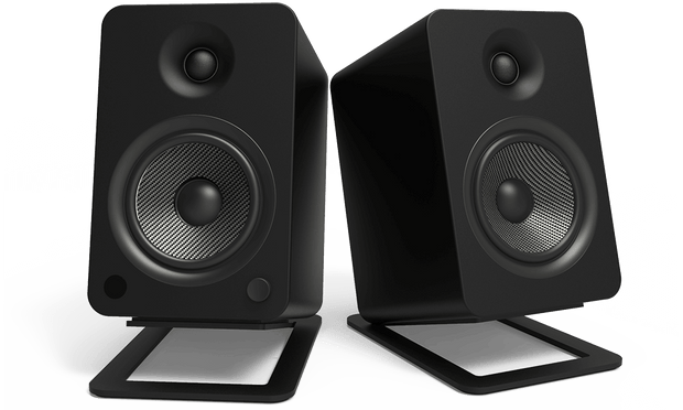 Kanto S6 Desktop Speaker Stands for Large Speakers - Black