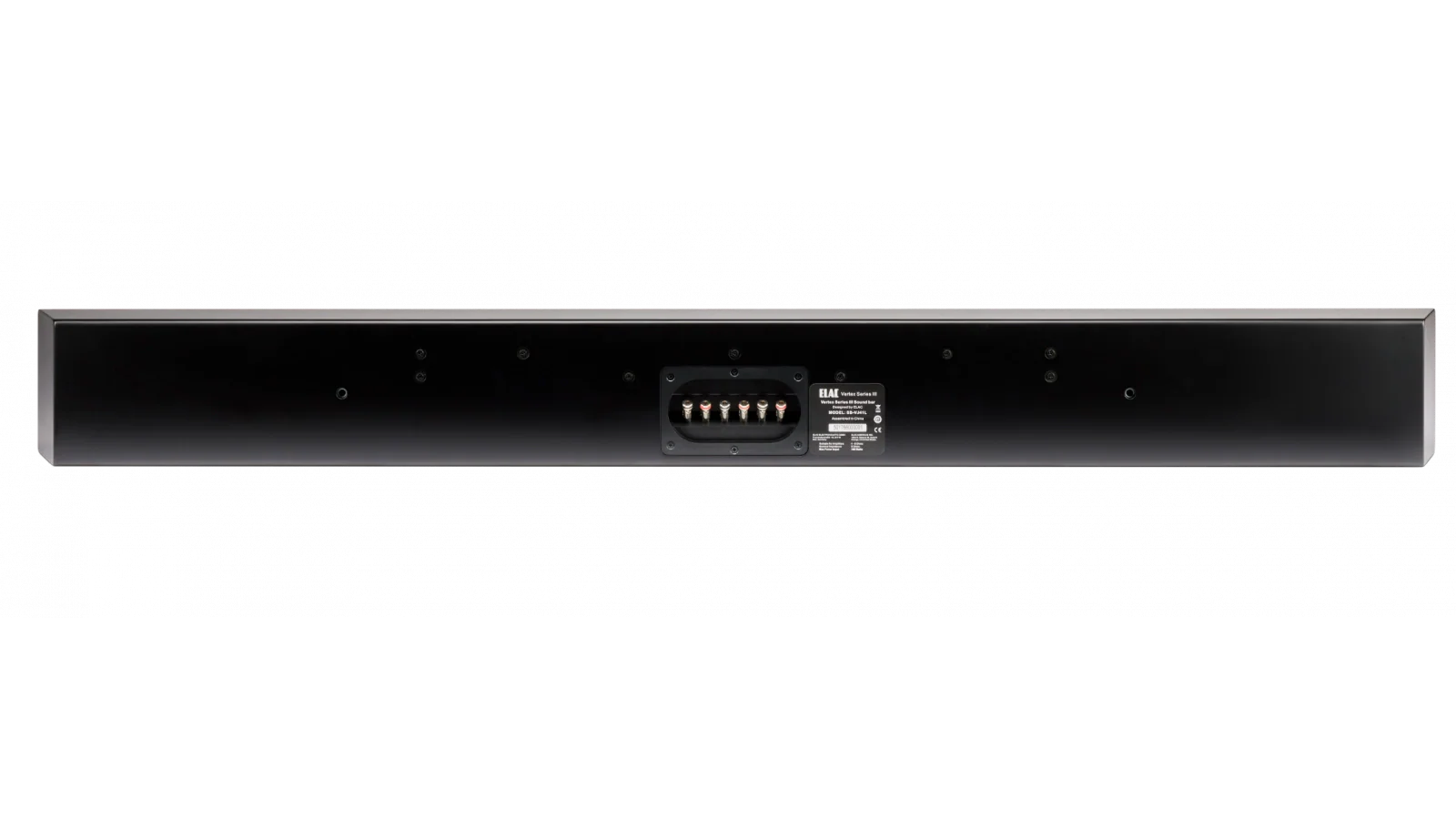 Elac Vertex III 3-Channel Passive Soundbar-JET-Large - Black, Each