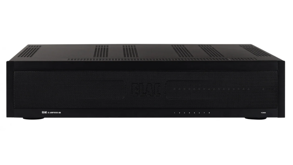 Elac IS-AMP8100-BK Integrator 8 x 100W Multi-Zone Amplifier - Black, Each