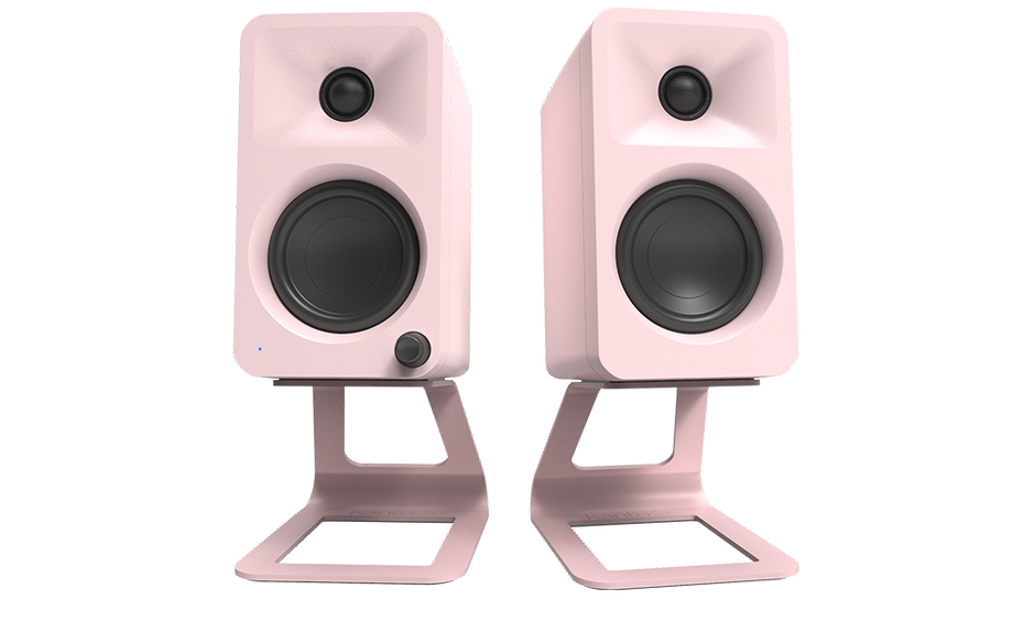 Kanto SE2P Elevated Desk Top Speaker Stands (2), Pink