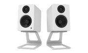Kanto SE2W Elevated Desktop Speaker Stands for Small Speakers - White