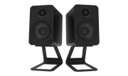Kanto SE4 Elevated Desktop Speaker Stands for Midsize Speakers - Black