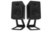 Kanto SE6 Elevated Desktop Speaker Stands for Large Speakers - Black