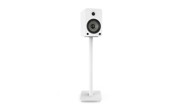 Kanto SP26PLW Pair - 26" Universal Bookshelf Speaker Stands - White