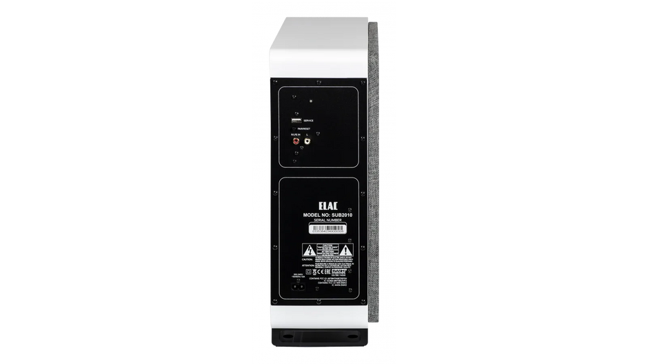 Elac Muro 8" 125W Thin Powered Subwoofer - White, Each