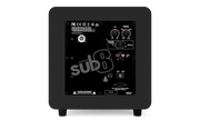 Kanto SUB8VMB 8-inch Sealed Powered Subwoofer w. RCA Cable - Matte Black