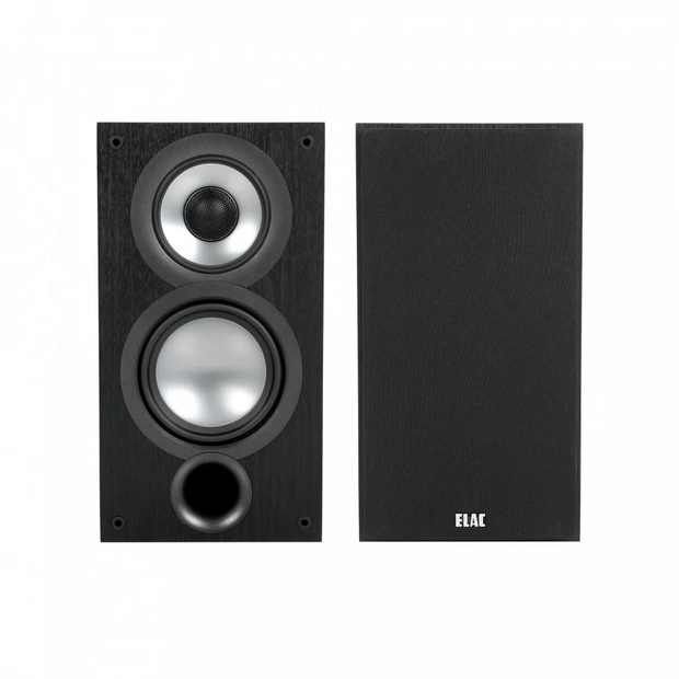 Elac Uni-Fi 2.0 Bookshelf Speaker - Black, Pair